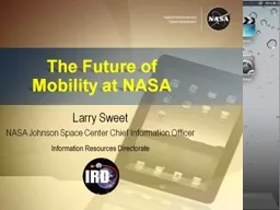 NASA Mobility The Future of