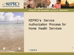 111 KEPRO’s Service Authorization