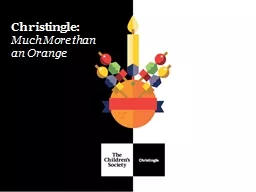 Christingle:  Much More than an Orange