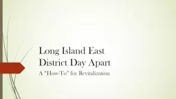 Long Island East  District Day Apart