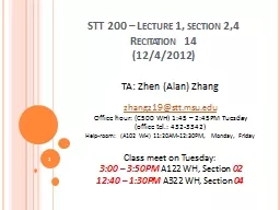 STT 200 – Lecture 1, section 2,4
