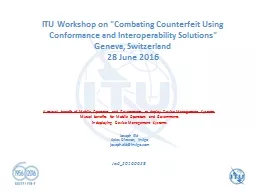 ITU Workshop on 