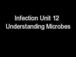 Infection Unit 12 Understanding Microbes
