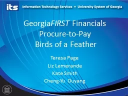 Georgia FIRST  Financials
