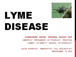 Lyme Disease Cassandra White,