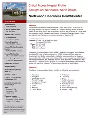North wood deaconess health center