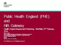 Public Health England (PHE)