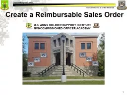 Create a Reimbursable Sales Order
