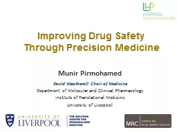 Improving Drug Safety Through Precision Medicine