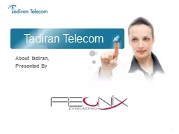 Tadiran Telecom About Tadiran,