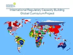 International Regulatory Capacity Building