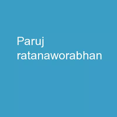 Paruj   Ratanaworabhan
