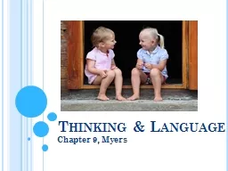 Thinking & Language