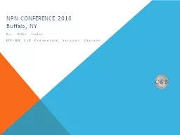 NPN Conference 2016 Buffalo