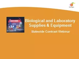Biological and Laboratory Supplies & Equipment