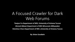 A Focused Crawler for Dark Web Forums