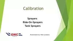 Calibration   Sprayers  Ride-On-Sprayers