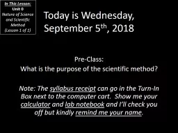 Today is Wednesday, September 5