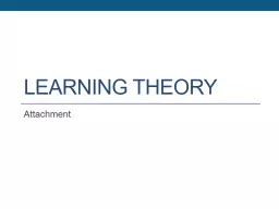 Learning Theory Attachment