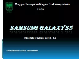Samsung  Galaxy  S5 Felkészitő