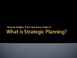 What is Strategic Planning?