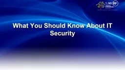 What You Should Know About IT Security
