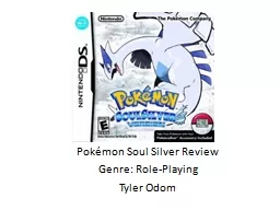 Pokémon Soul Silver Review