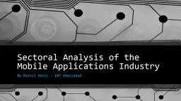 Sectoral  Analysis of the Mobile Applications Industry