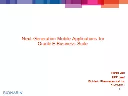1 Next-Generation Mobile Applications for