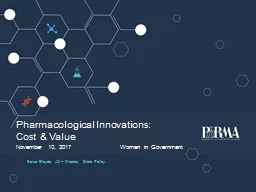 Pharmacological Innovations: