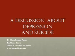 A discussion about  depression