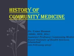 Dr. Uzma Hassan  (MBBS, MPH, MSc)