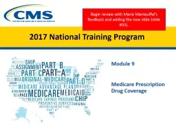 2018  National Training Program