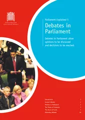 Parliament Explained  Debates in Parliament Debates in