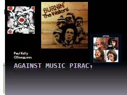 Against Music Piracy Paul Kelly
