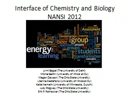 Interface of Chemistry and Biology