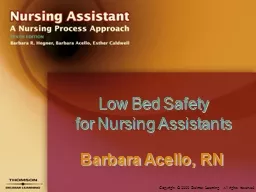 Low Bed Safety for Nursing Assistants