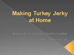 Making Turkey Jerky at Home