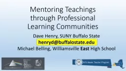 Mentoring Teachings through Professional Learning Communities