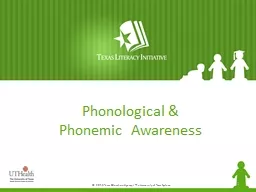 Phonological &  Phonemic