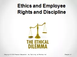 Ethics and Employee Rights and Discipline