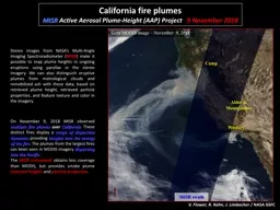California fire plumes MISR