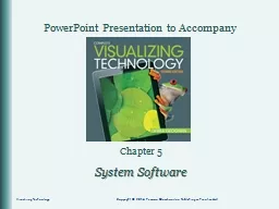 Chapter 5 System Software