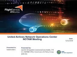 United Airlines Network Operations Center