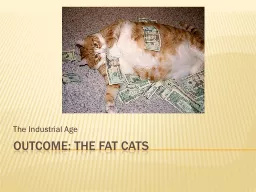 Outcome: The Fat Cats The Industrial Age