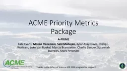 ACME Priority Metrics Package