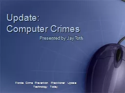 Update:  Computer  Crimes