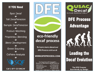 Eco friendly decaf process