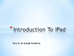 How to do simple functions