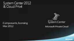System Center 2012 & Cloud